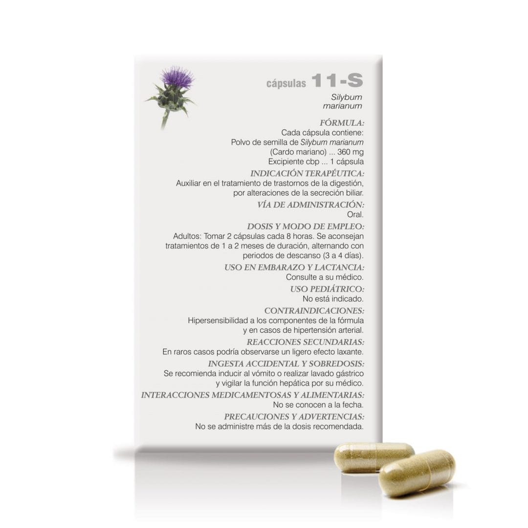 medicamento herbolario 11S INDICACIONES