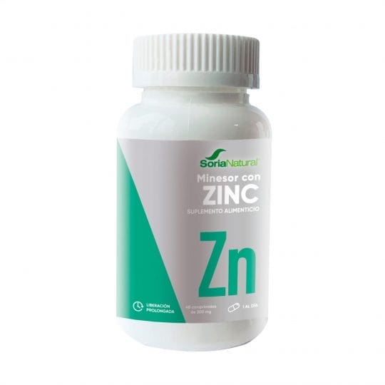 suplemento alimenticio minesor con zinc